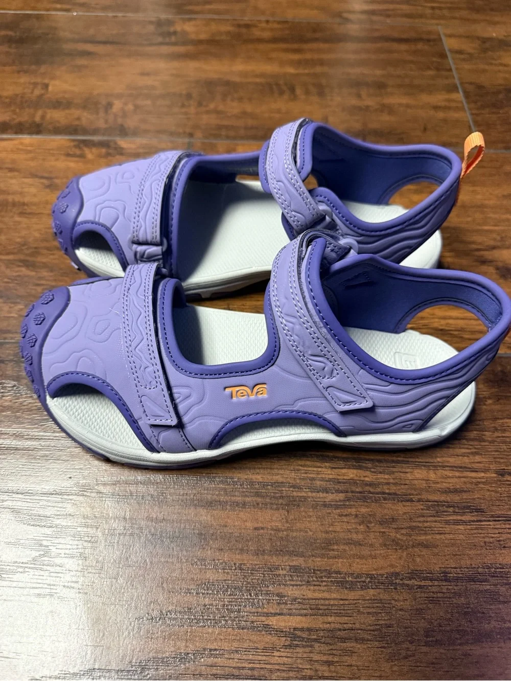 Teva Toachi Hydratrek Kids Lavender Sport Sandal with Hook and-Loop Size 4